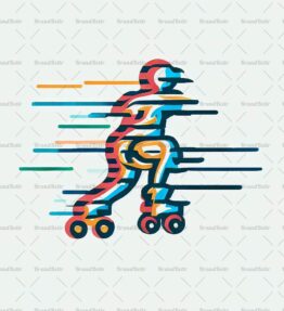 Abstrakte Retro